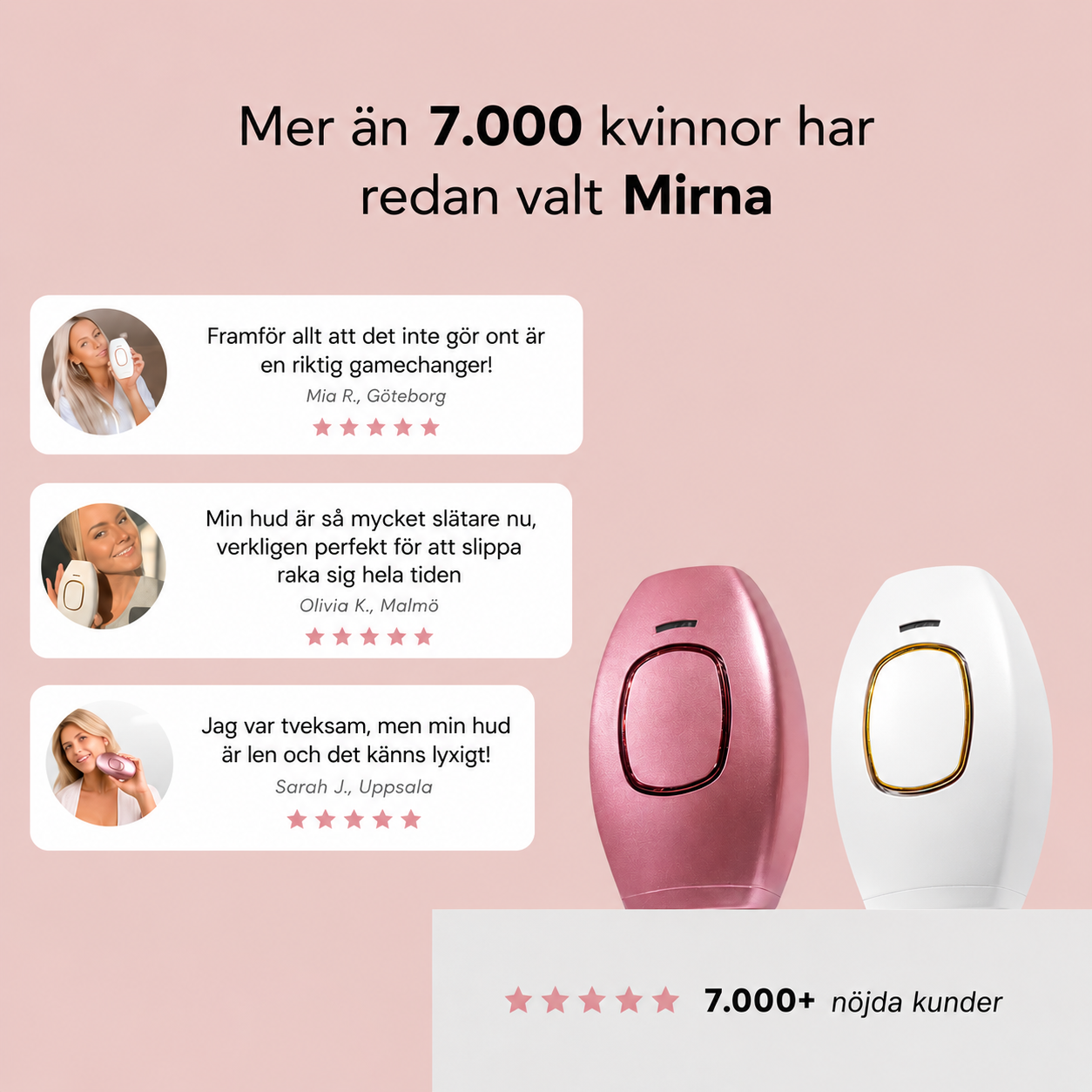 MIRNA- Få Silkeslen hud på sekunder